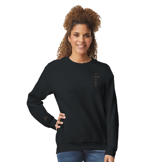 Women's Sweatshirt TOO YOUNG CROSS